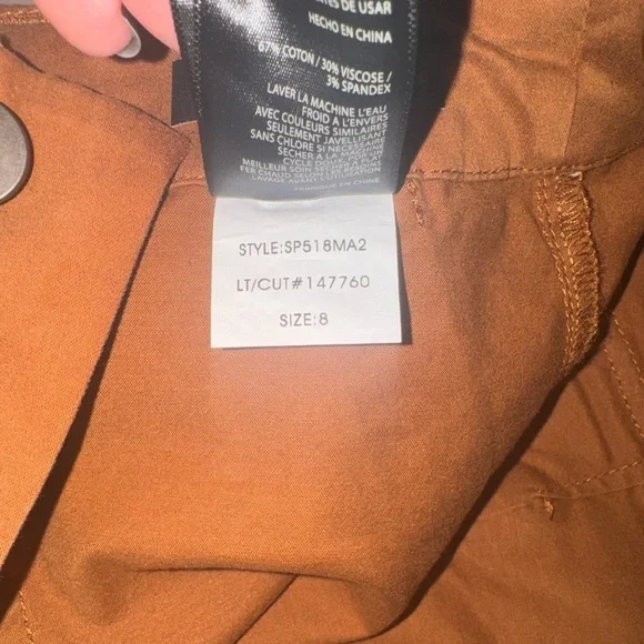 Kut from the Kloth Skinny Orange Gold Jeans - Picture 8 of 8